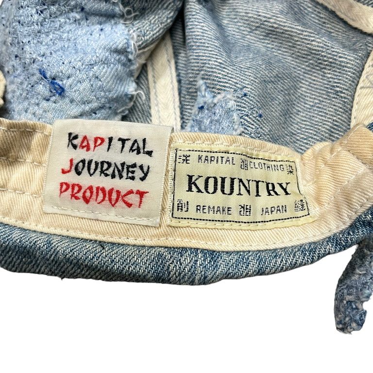 KAPITAL キャピタル 18SS AUGUST KOUNTRY MONTH BORO DENIM CAP
