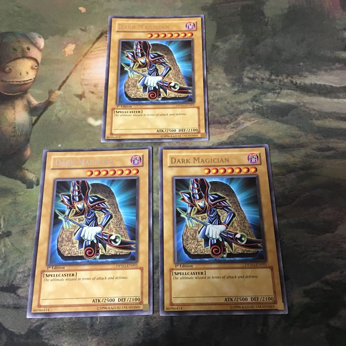 kw6 23 ブラック・マジシャン 英語版 字レア 3枚 DPYG-EN001 1st