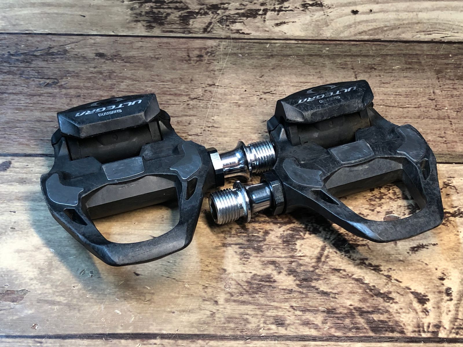 HH768 シマノ SHIMANO アルテグラ ULTEGRA PD-R8000 ビンディングペダル SPD-SL シャフトザラつき