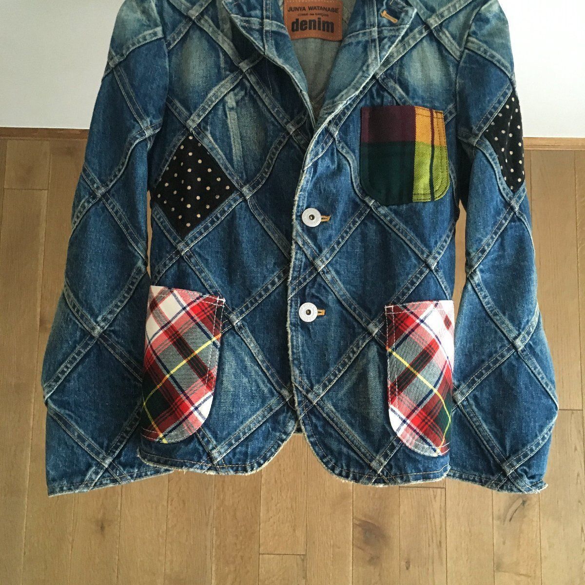 美品 JUNYA WATANABEジュンヤワタナベ コムデギャルソン 切り替え 
