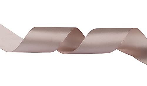 新品 AVANAVA 幅38mm 両面サテンリボン 縦長45m #668.タンジェリン