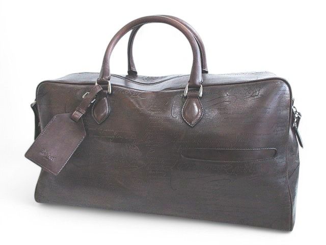 ベルルッティ トラベル ボストン バッグ お値引き】【美品】Berluti ベルルッティ トラベルバッグ ボストン