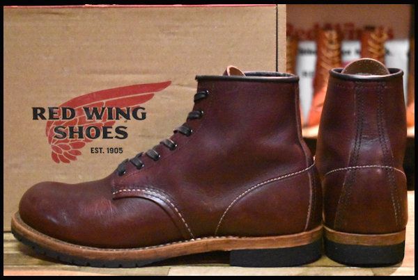 8D 箱付 良品 17年】レッドウィング 9011 ベックマン ブラックチェリー フェザーストーン プレーントゥ ブーツ redwing  HOPESMORE【EP126】 - メルカリ