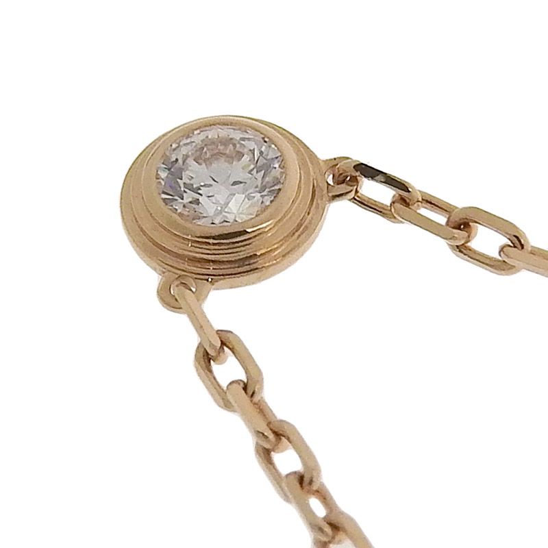 カルティエ CARTIER ダムールネックレスXS ネックレス K18PG 中古 新  