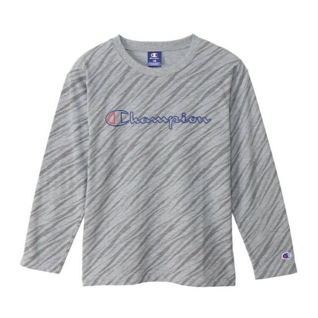 HANES ヘインズ LONG SLEEVE オックスフォードグレー 130サイズ CK-XS403 70 | スポーツ スポーツウエア ウエア 服 衣類 トップス 長袖 ロングスリーブ Tシャツ ロンT 素材 機能性 天竺素材 コットン シ