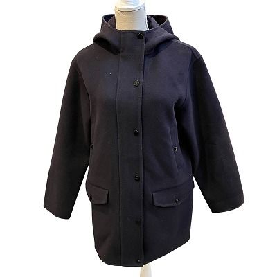セオリー Theory 美品 23AW コート フード付き ジップアップ