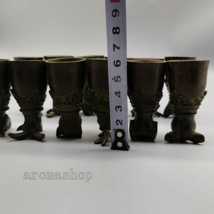 銅 細工 十二支獣首杯 装飾品 現代工芸品 美術品 置物 銅 細工 十二支獣首杯 装飾品 現代工芸品 美術品 置物