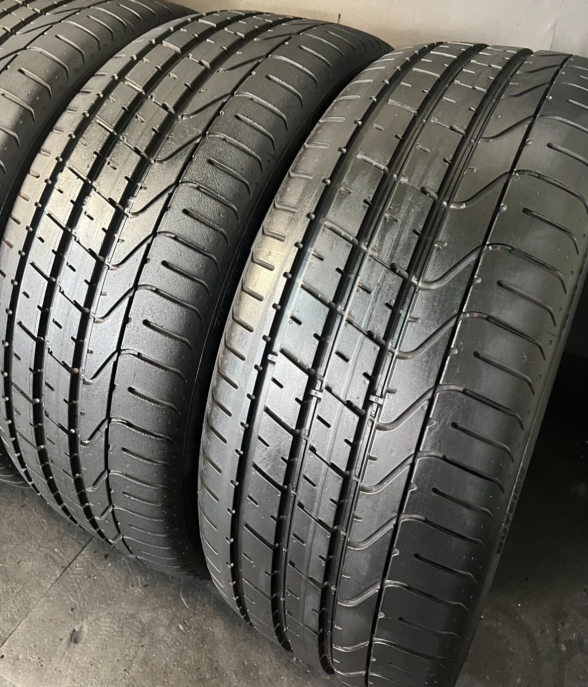 うっすらイボ 製 約9.7～9.9分山 ピレリ PIRELLI ピーゼロ P ZERO B ベントレー承認 265 40R21 4本 h_535