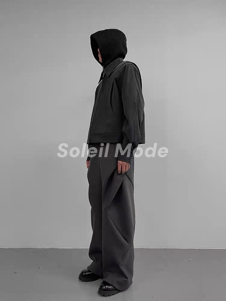 baovicto 3.0変形ワイドパンツ23ss BAOVICTO 23SS 変形ワイドパンツ ブラック サイズ3
