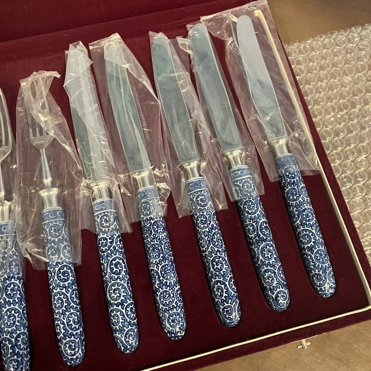 KIYA 木屋 館林源右衛門 ステーキナイフ・フォークセット 木屋特製箱  