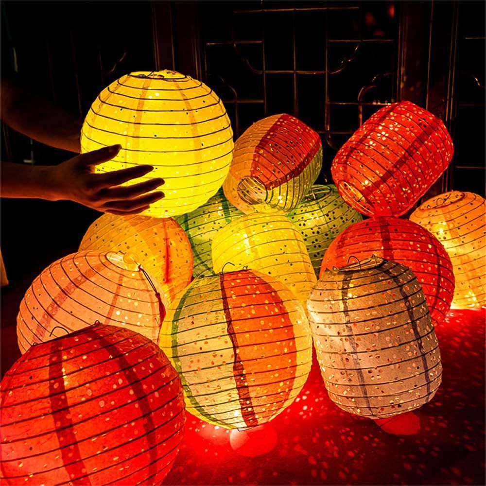 ペンタン祭り　ラクェル　キラ　3枚セット 3個 提灯祭り paper lantern お祭りの飾りペンダント（祭り 中華