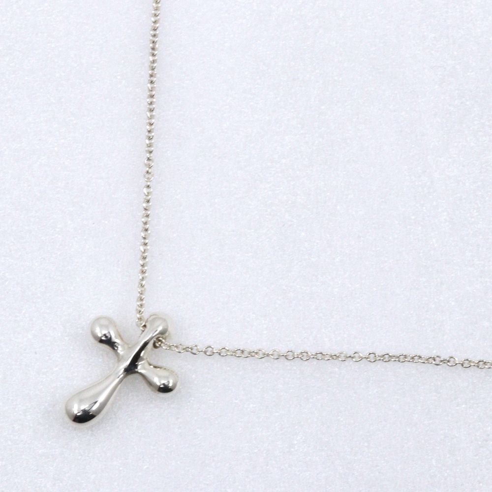 TIFFANY&Co.】ティファニー スモールクロス シルバー925 レディース