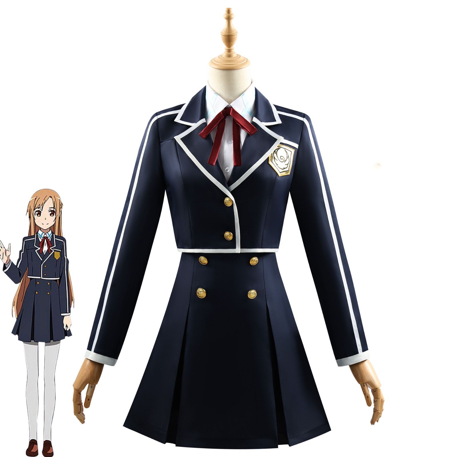 ソードアート・オンライン 結城 明日奈 アスナ ウィッグ付き