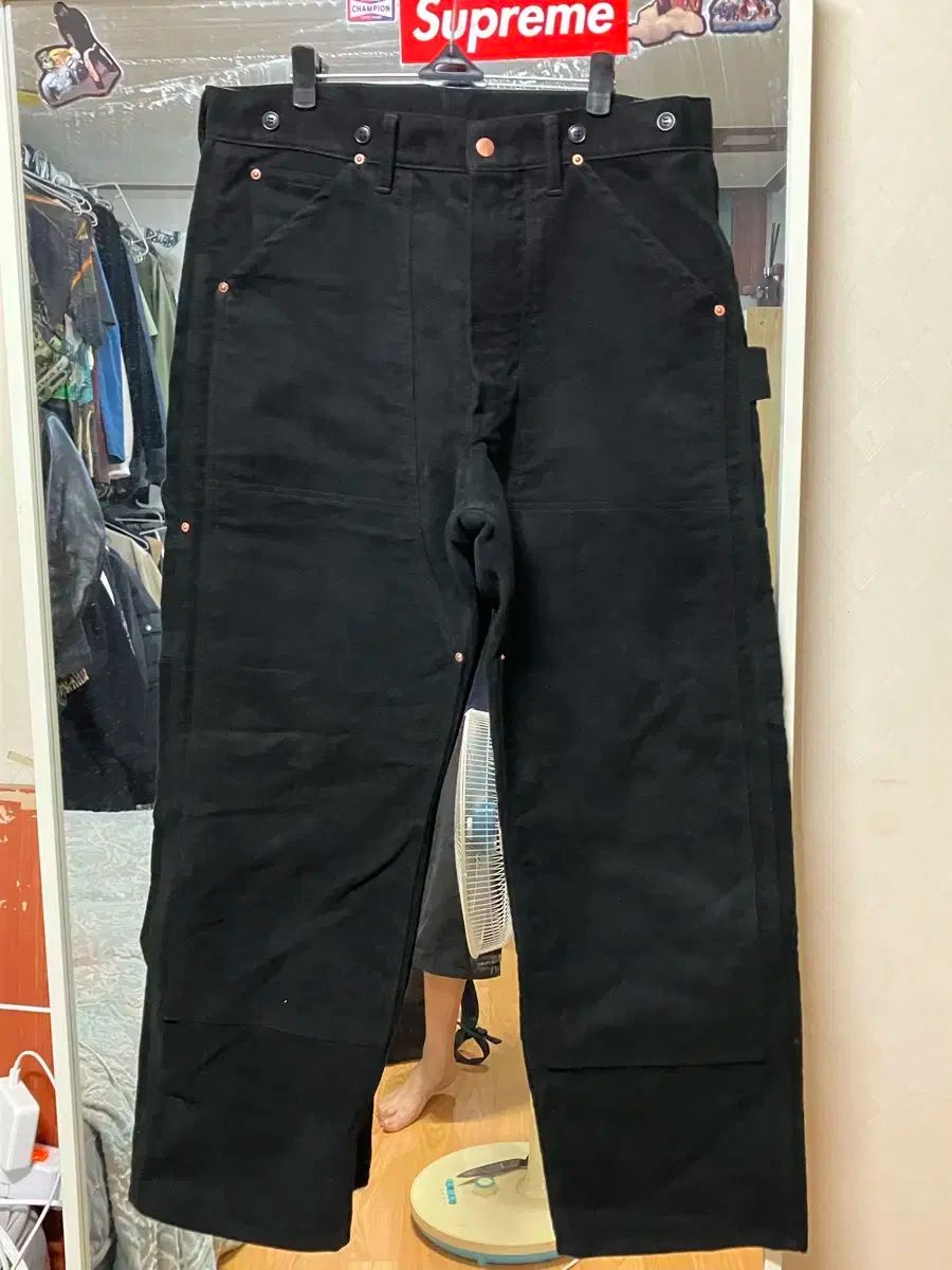 COMOLI バックストラップ モールスキンパンツ サイズ1 COMOLI