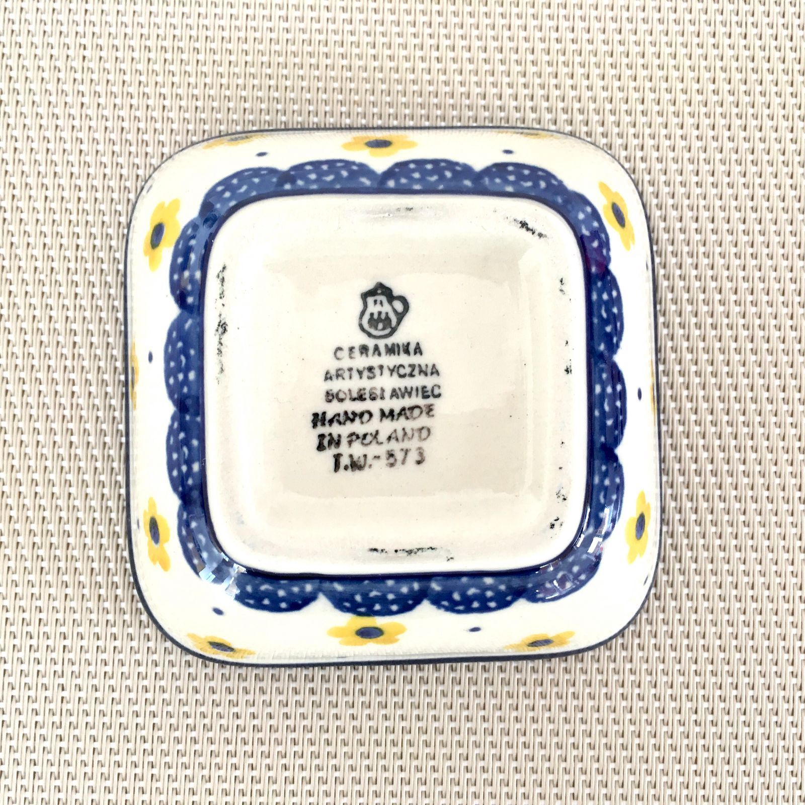 陶器 四角形小皿 3個セット 額賀章夫さん 陶器 四角形小皿 3個セット