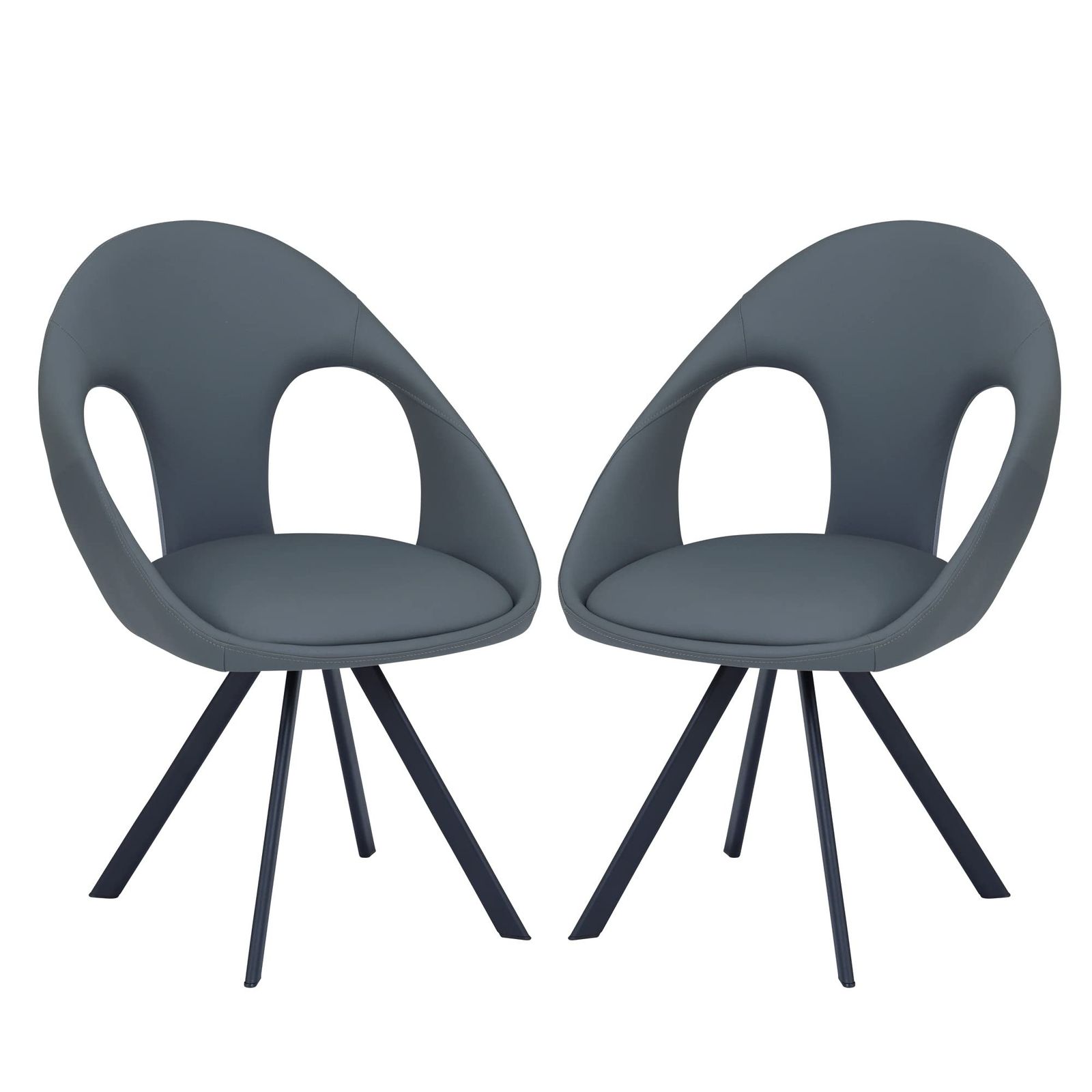 関家具(Sekikagu) ダイニングチェア グレー 購入 2脚セット 関家具