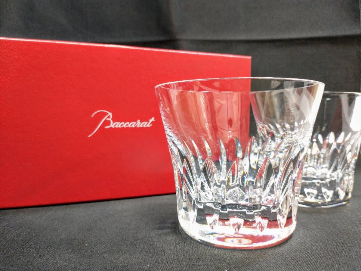 Baccarat カットクリスタルグラス 2個セット 2015年製　ROSA Baccarat カットクリスタルグラス 2個セット 2015年製 ROSA