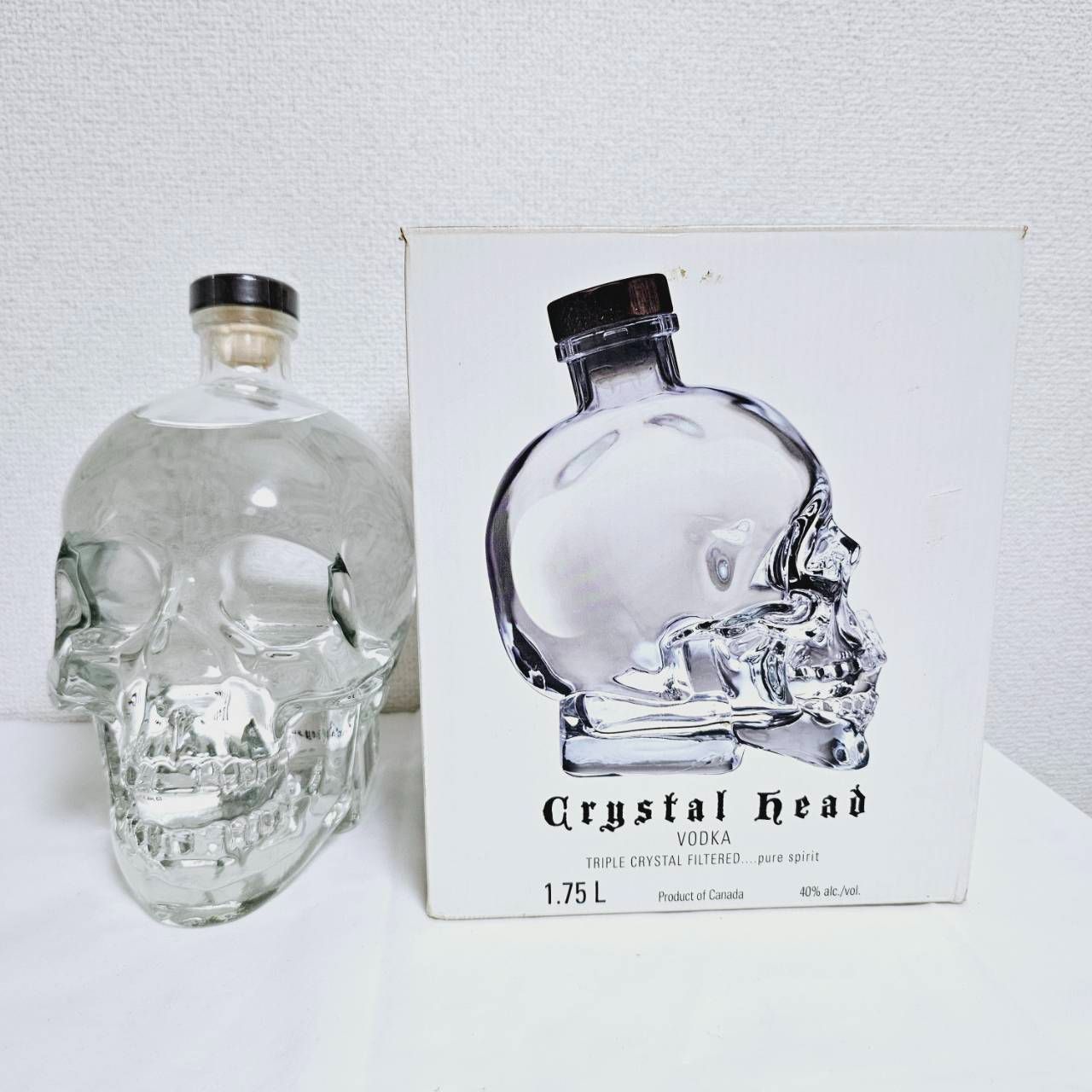 クリスタルヘッド ウォッカ スピリッツ 1750ml 箱付き