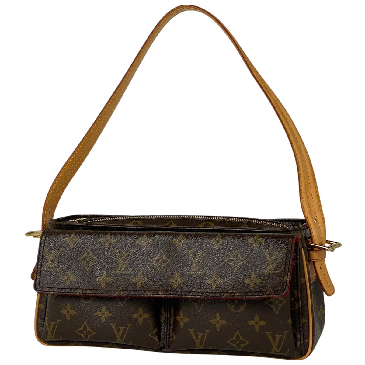 ルイ ヴィトン Louis Vuitton ヴィバ シテ MM ワンショルダー ハンドバッグ ショルダーバッグ モノグラム ブラウン M51164 レディース