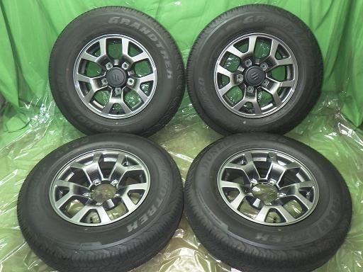 DUNLOP 25年製 ジムニー シエラ 純正 15インチ ダンロップグラントレック