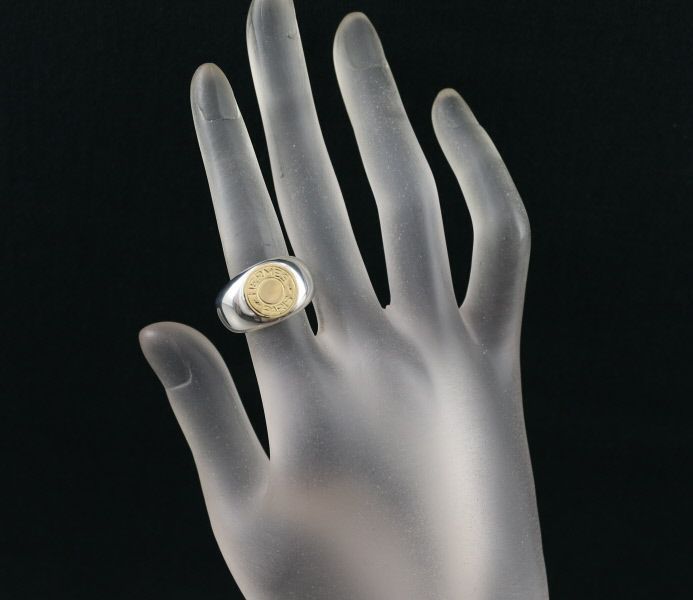 HERMES（エルメス） セリエ クルー・ド・セル リング ゴールドメッキ仕様 HERMES(エルメス)/セリエリング/シェル＋ゴールド×の買取