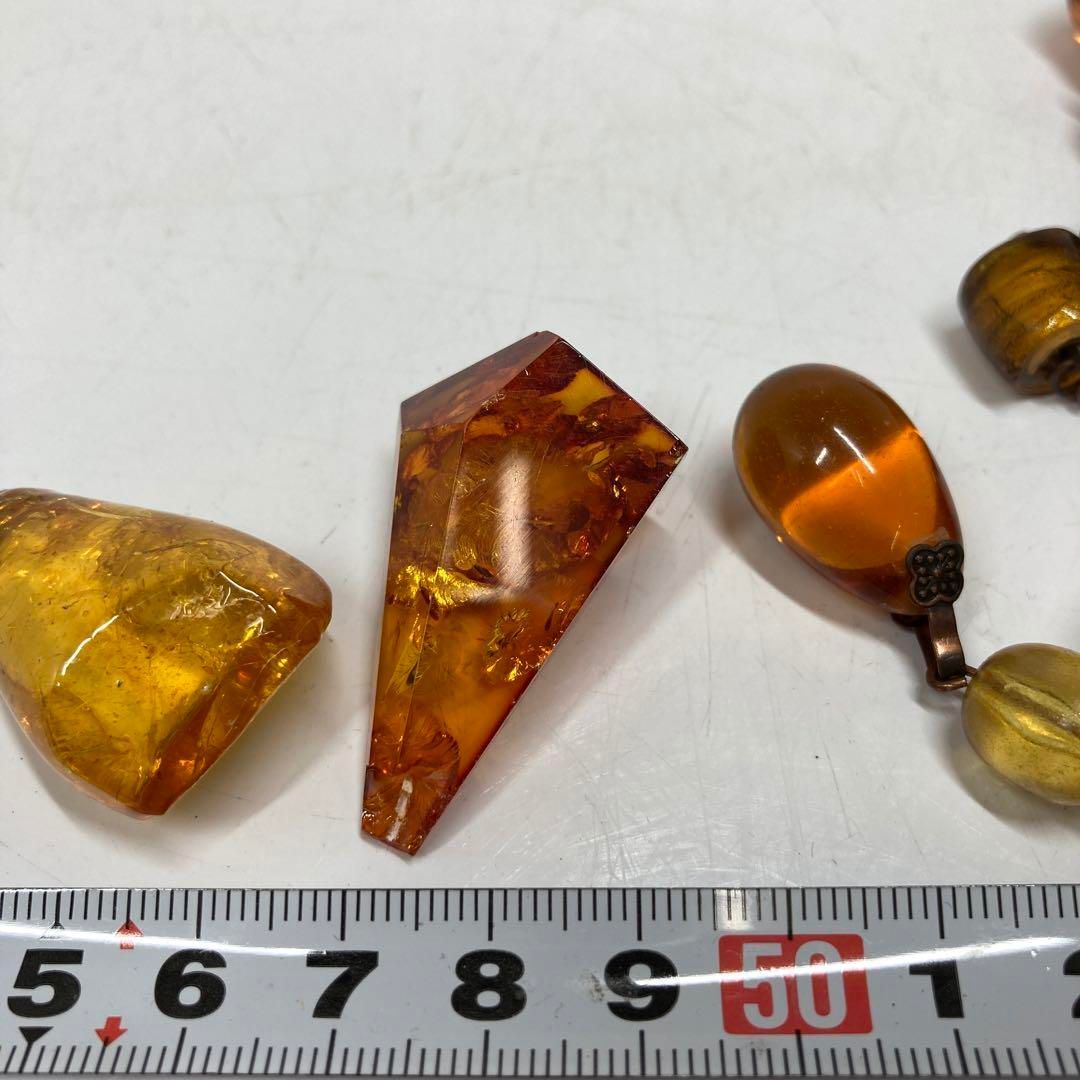 本琥珀 ネックレス 色々 大玉 重さ72g 東ま5-1119 SIROKUMA-CORPORATION_COM