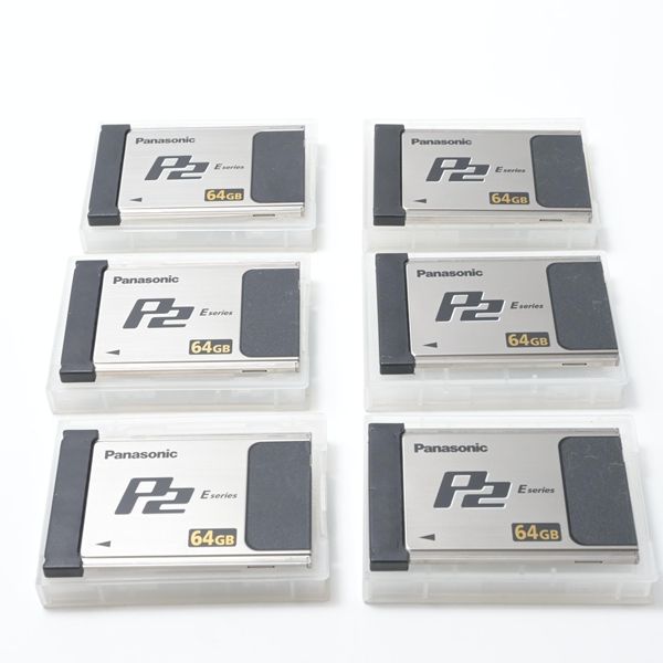 パナソニック Panasonic メモリーカード 6枚セット P2カード E