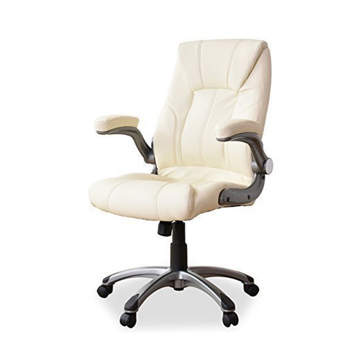 アイボリー ハイバック 肘付 オフィスチェアー デスクチェア ビジネス
