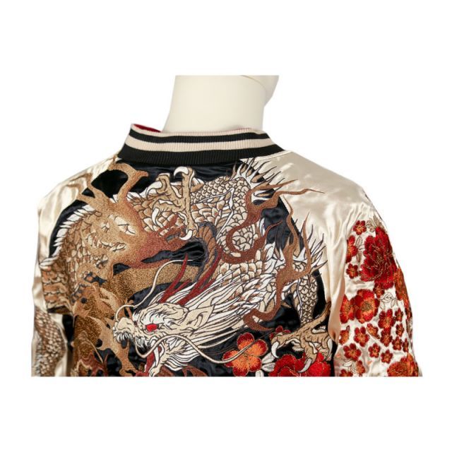 送料無料】 絡繰魂 粋 カラクリダマシイ イキ 月光龍群 刺繍 和柄