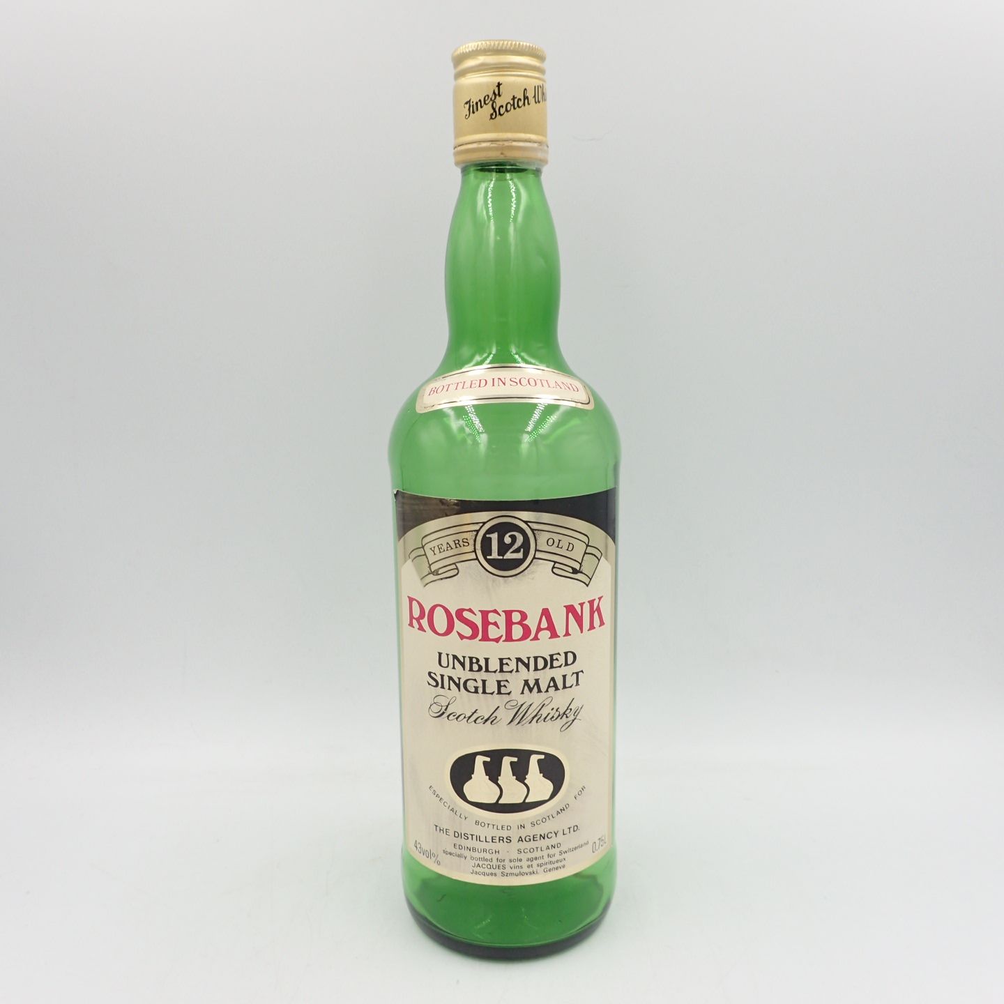 ローズバンク 12年 アンブレンデッド 750ml 43% 空き瓶【J1】 - メルカリ