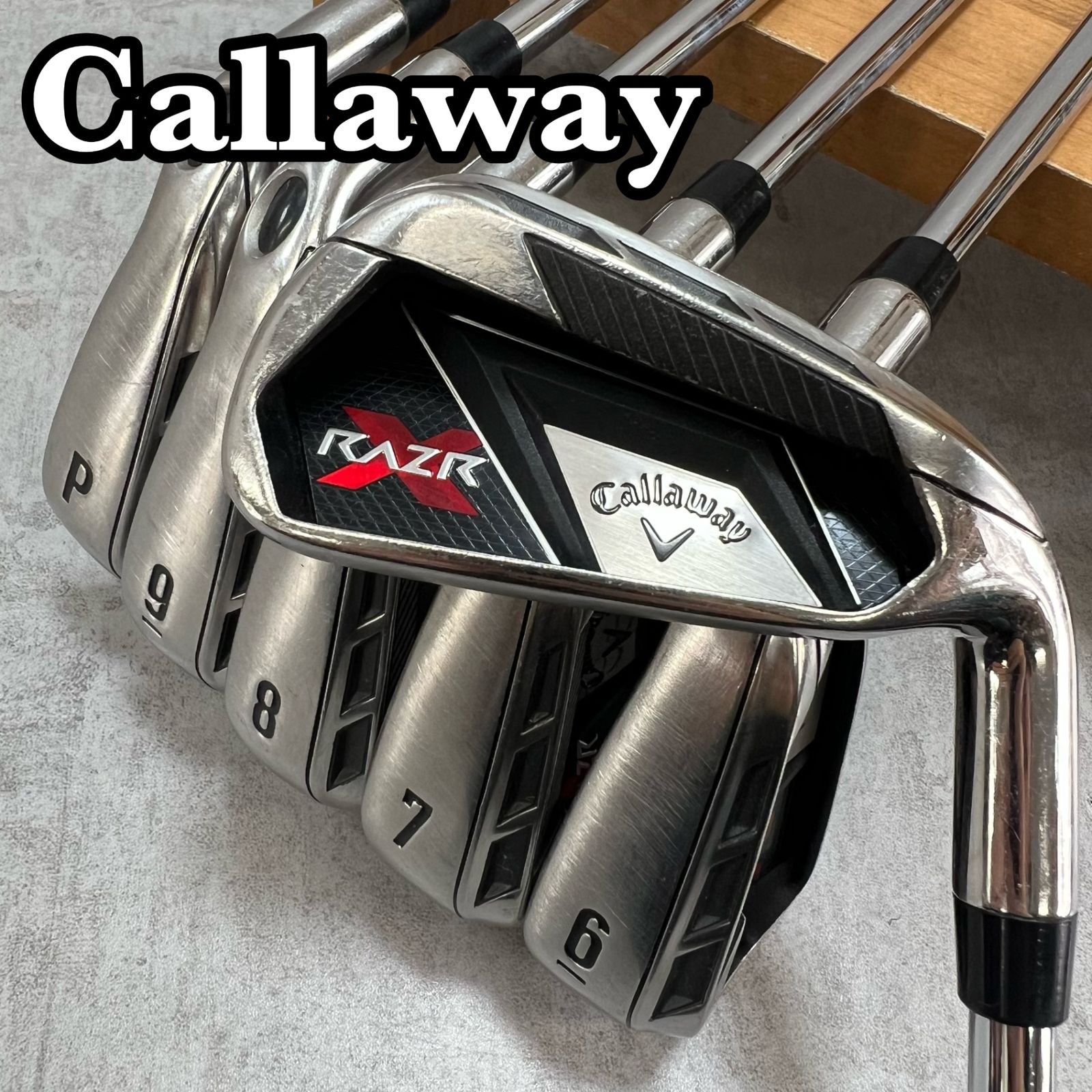 キャロウェイ レイザー メンズゴルフ アイアンセット 6本 右利き用 S Callaway RAZR