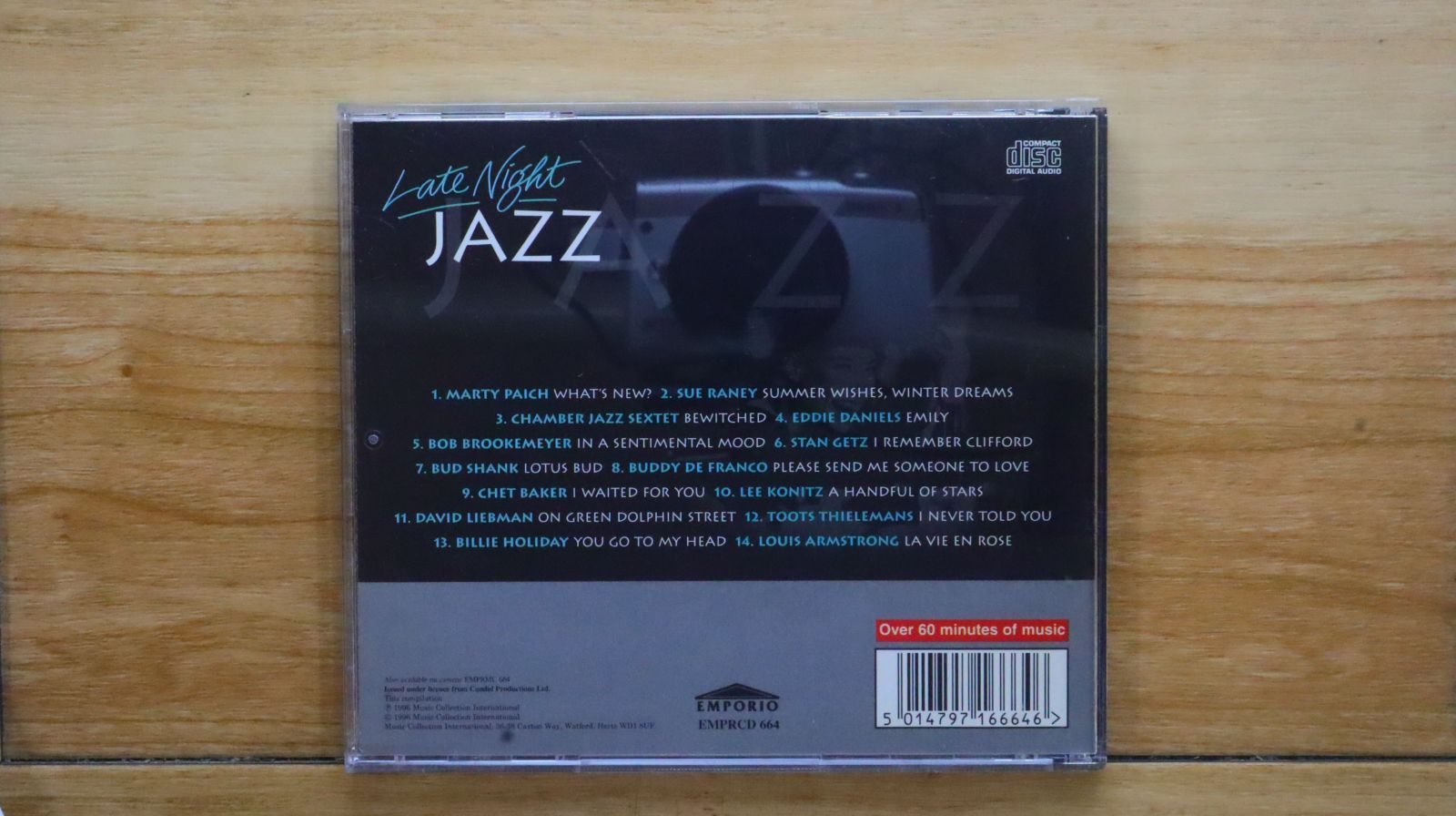 中古CD☆ヴェアリアス/Various□ Late Night Jazz 【EMPRCD664