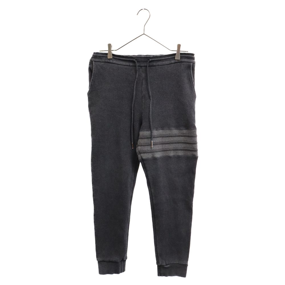 THOM BROWNE (トムブラウン) ネイビーワッフル 4BARストライプ 