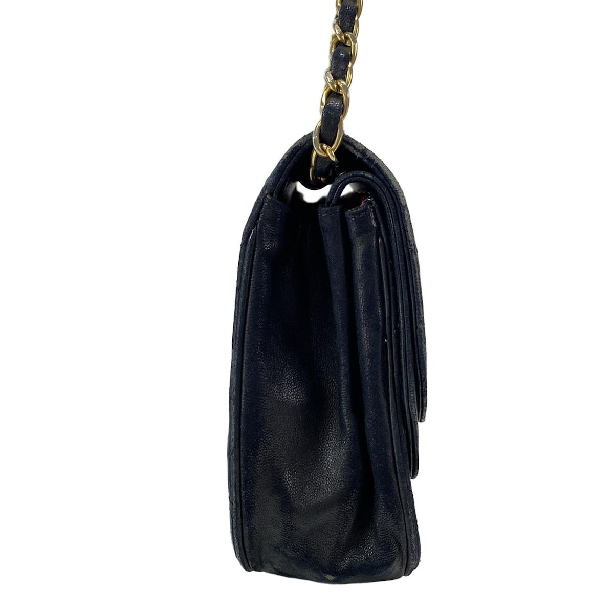 黒 チェーンショルダー
