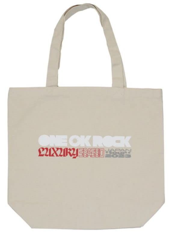 【人気商品】ONE OK ROCK（ワンオクロック）LUXURY DISEASE JAPAN TOUR 2023 DOME キャンバストートバッグ/NATURAL