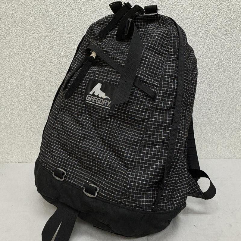 GREGORY スペクトラ柄リュック ブラック/グレー旧ロゴデイパック