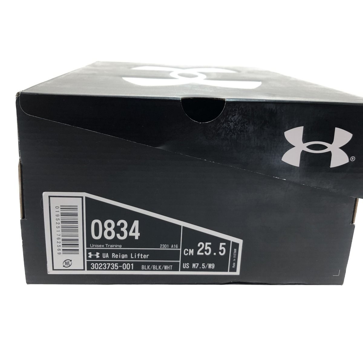 □□UNDER ARMOUR アンダーアーマー 靴 スニーカー  サイズ25.5cm 3023735-001 ブラック