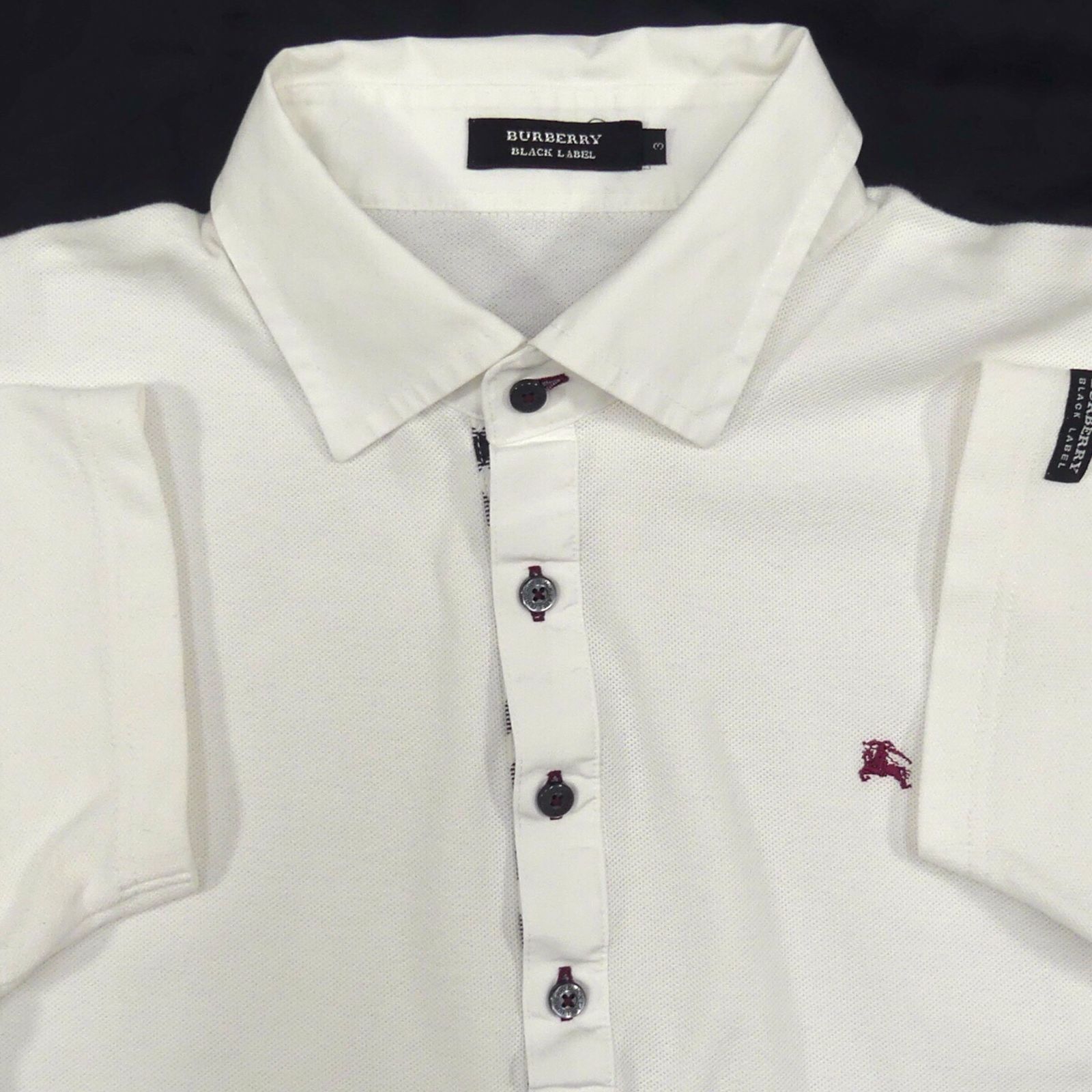 BURBERRY BLACK LABEL 廃盤 バーバリーブラックレーベル ポロシャツ L