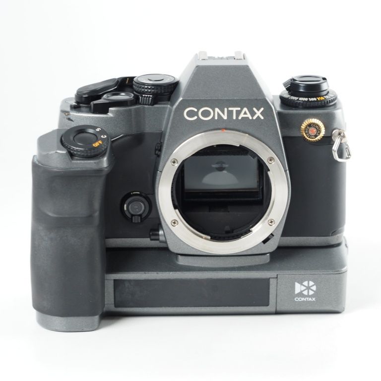 CONTAX 159MM 10周年記念 ボディ グレー ワインダー W-7 10周年 シンクロキャップ付属 コンタックス 13342