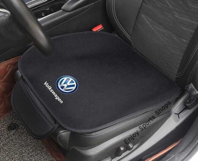 新品 フォルクスワーゲン用 車用 シートカバーセット 前座席用2枚 座布団滑り止め シートクッション 座面クッション 通気性素材