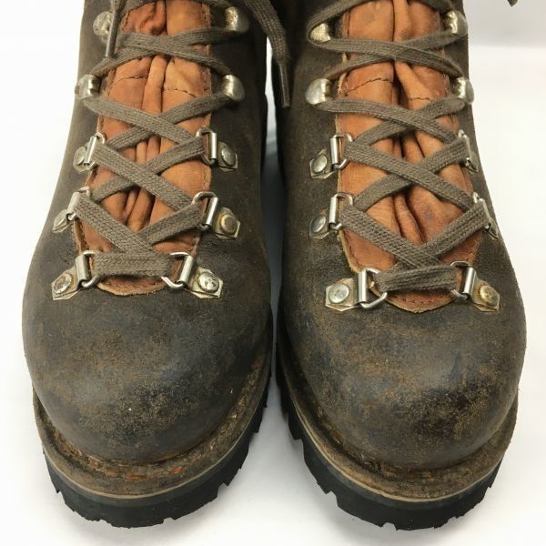 80年代以前?Vintage TRAPPEUR/トラッパー 登山 本革トレッキングブーツ 