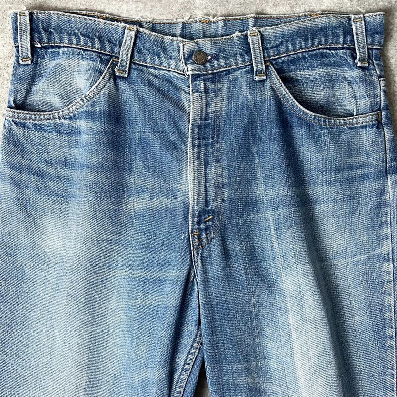 雰囲気系 70s Levis 646 0217 ベルボトム デニム パンツ 35 30 / 70