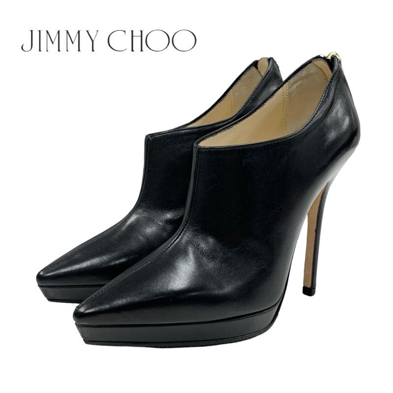 ジミーチュウ Jimmy Choo BikerII レザー ベルト エンジニア アンクル 