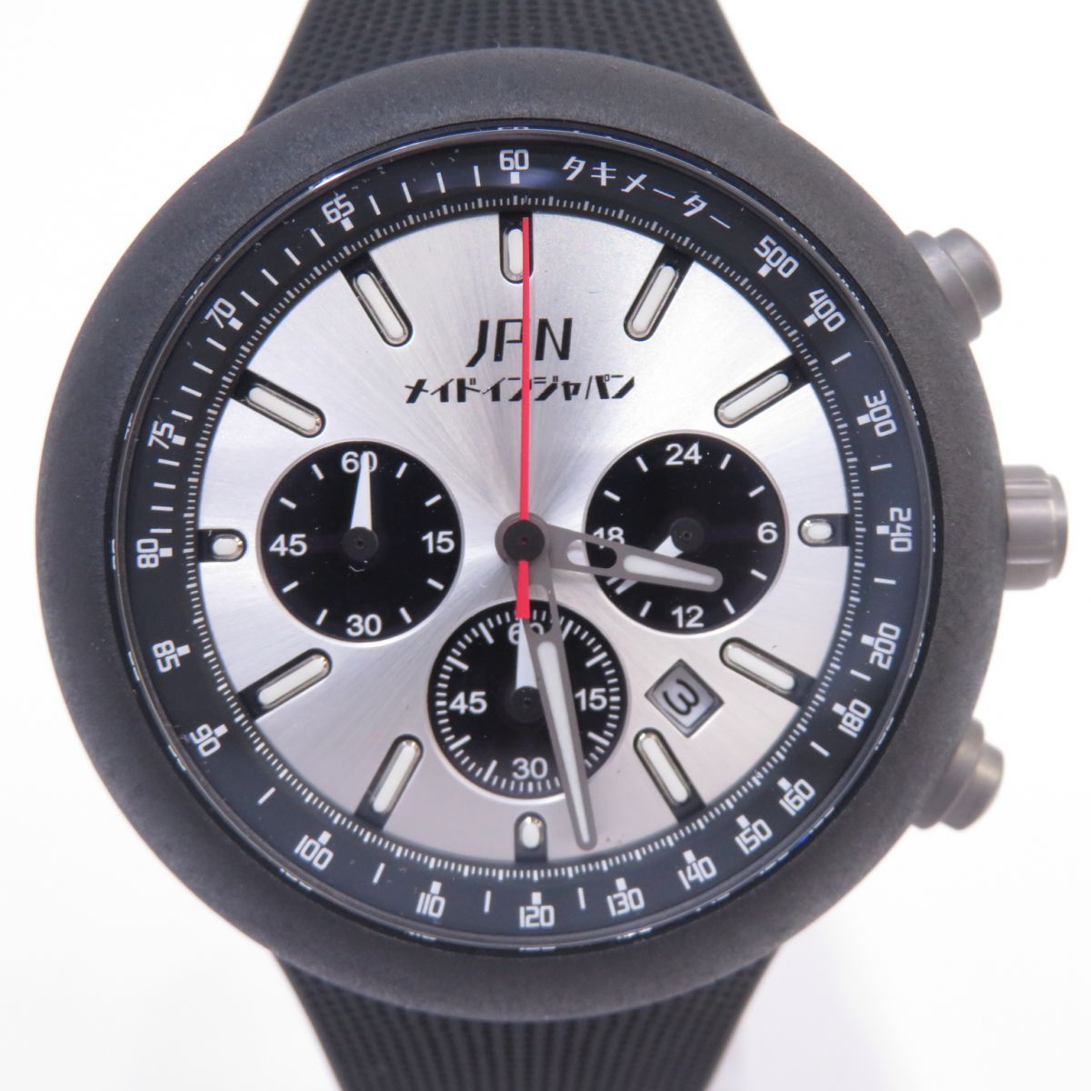 JPN ジェイピーエヌ 130R Silver Red JPNW-001SR クロノグラフ 腕時計 ※中古 - メルカリ