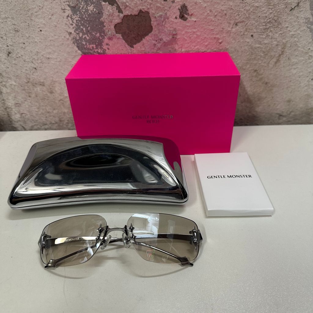 GENTLE MONSTER ジェントルモンスター TTL 02 リムレスメガネ シルバー