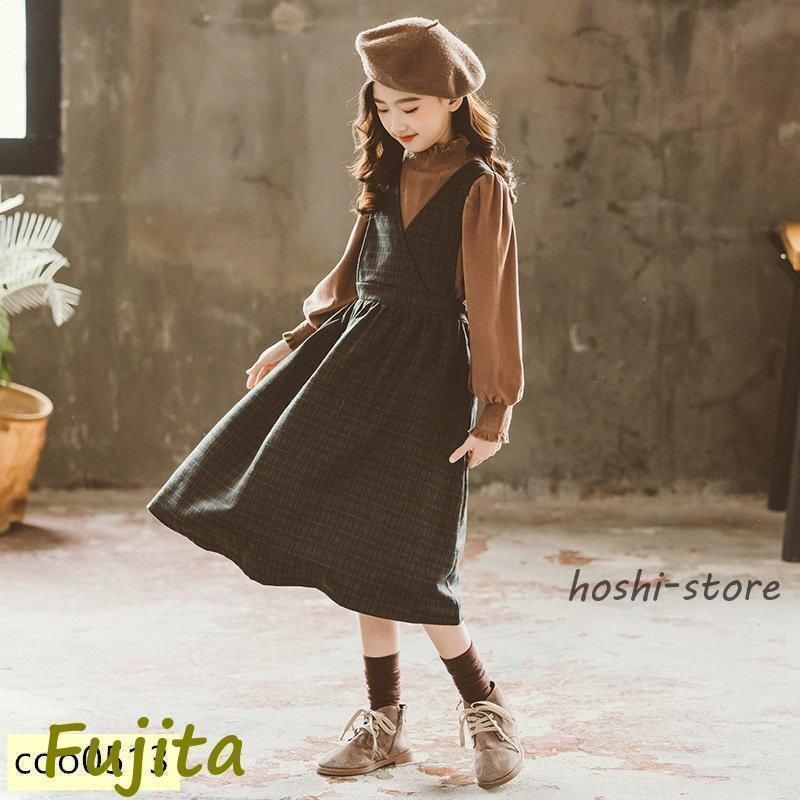 ワンピース　2点セット　子ども服女の子　春秋冬　フォーマルワンピース発表会卒業式おしゃれ可愛いワンピース120　130　140　150　160　165cm