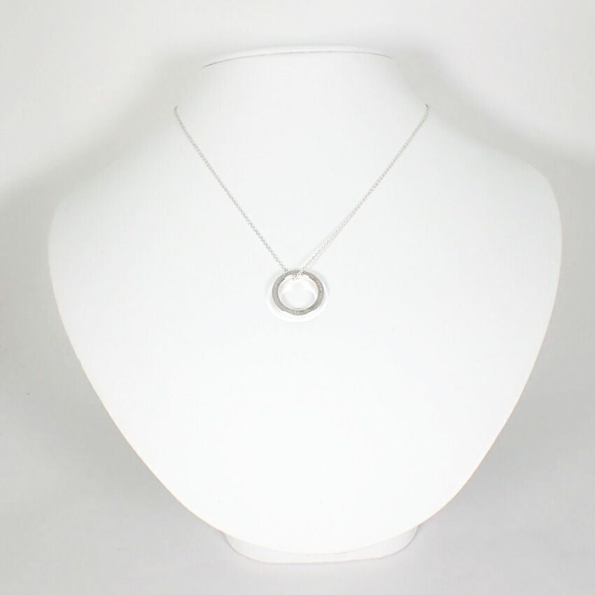 ティファニー SV925 1837 サークル ペンダントネックレスg469-57  