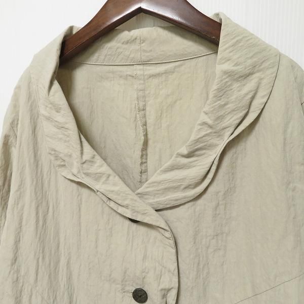 anc ジウセンソユニコ 慈雨 Sensounico ジャケット 40 ベージュ シワ