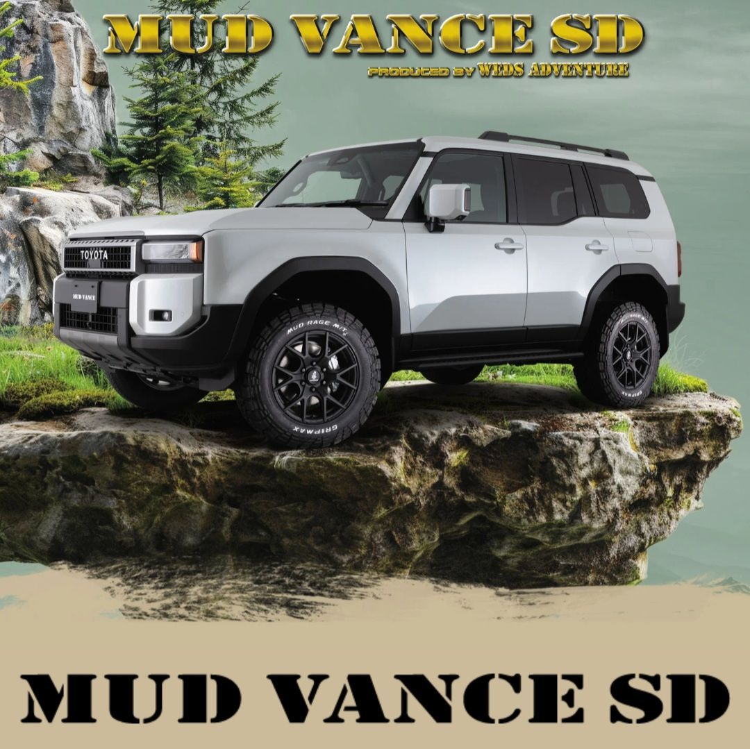 新商品〇ウェッズ マッドヴァンスSD 9.0-18 フルマットブラック ランクル30|ランクル250