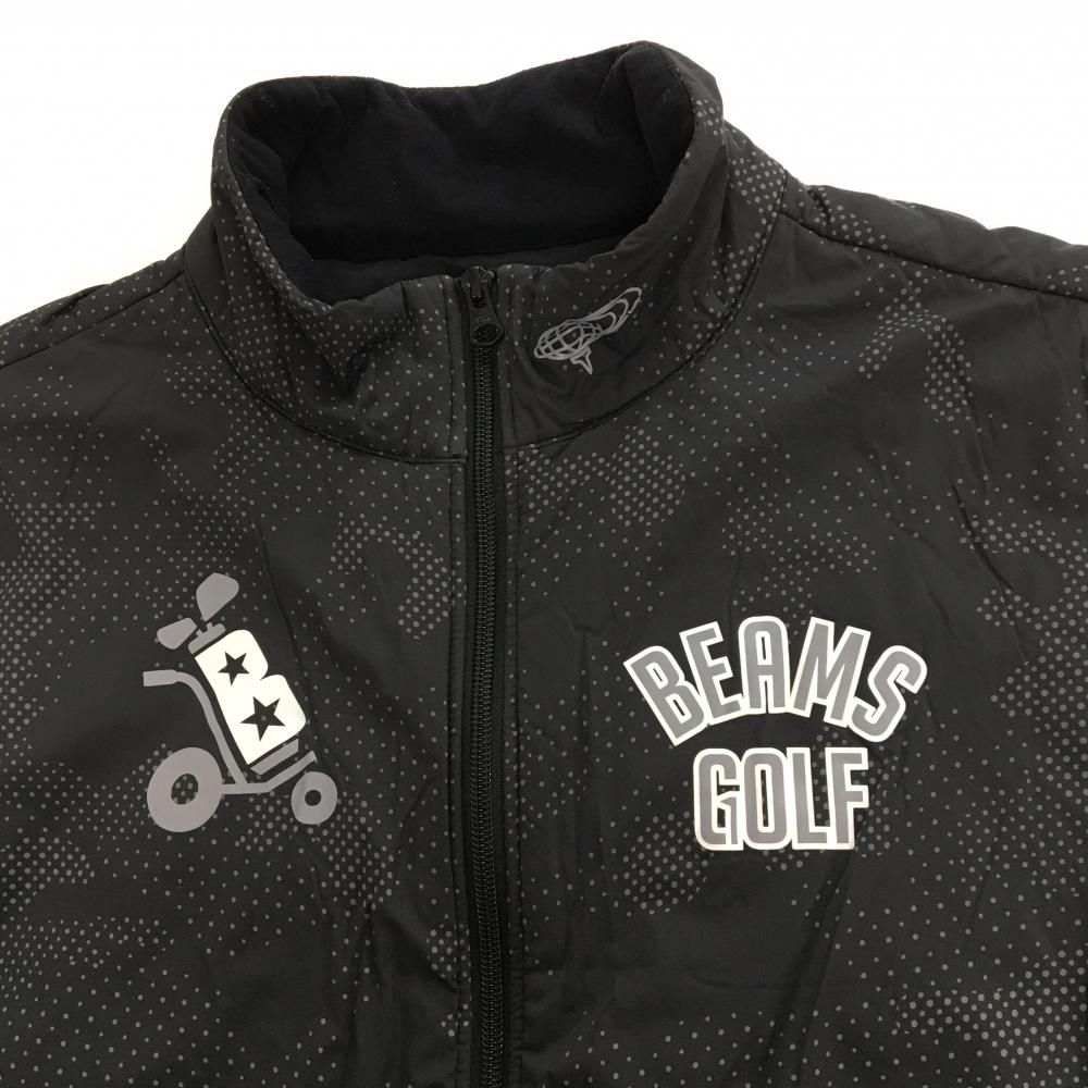 黒×グレー 身頃ドット